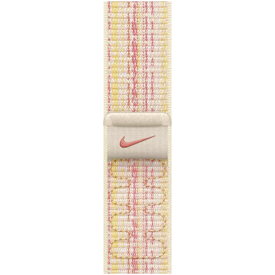 Ремешок APPLE 41мм Nike Sport Loop Nike Sport Loop Starlight/Pink для Apple Watch 38/40/41 mm — Изображение №1