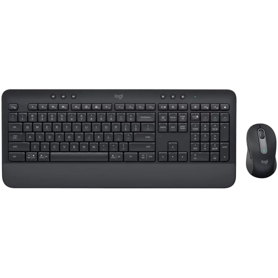 Комплект клавіатура + миша бездротова LOGITECH MK650 Combo Graphite (L920-011004) — Зображення №1