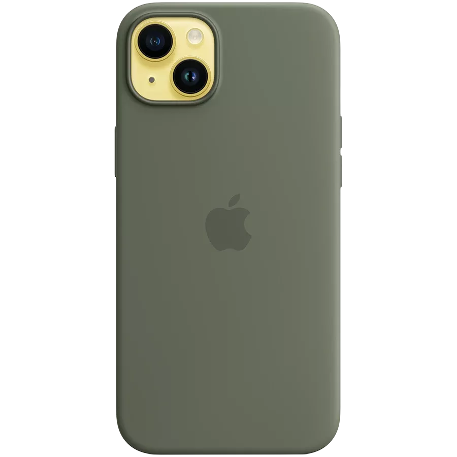APPLE Silicone Case with MagSafe Olive for iPhone 14 Plus — Image №1