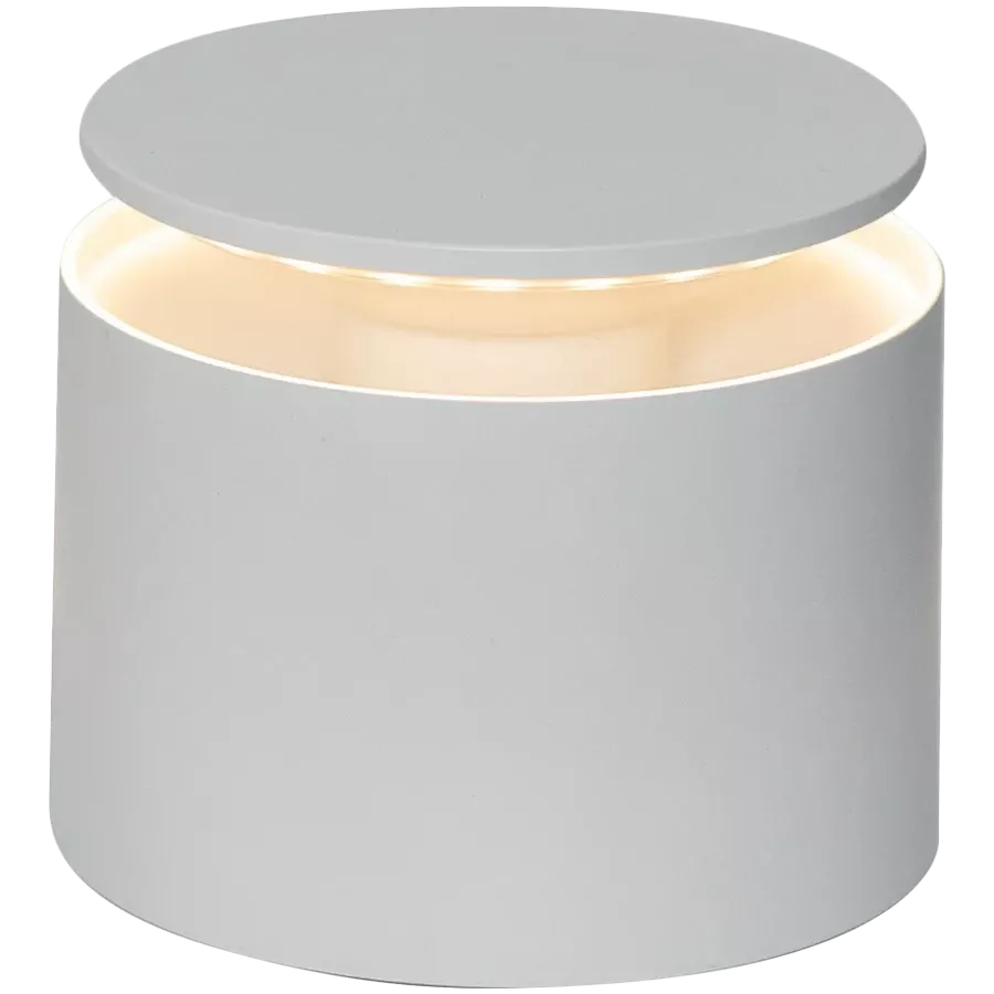 ZAFFERANO PUSH-UP PRO TABLE LAMP 120x83mm. SANDY WHITE 2.2W LED 105/134lm. — Image №1