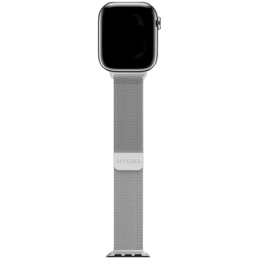 DECODED Band Stainless Steel Traction Strap Silver for Apple Watch 38/40/41 mm — Image №2