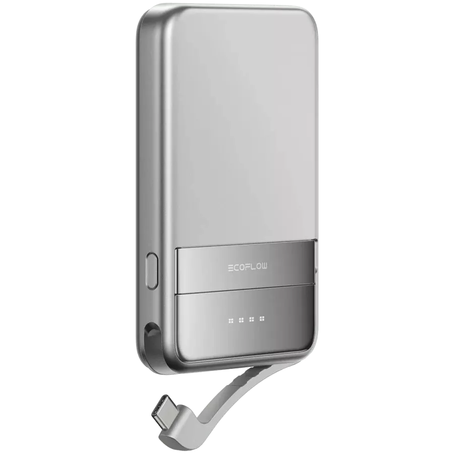 ECOFLOW Power Bank, 5000 mAh, Ασημί — Image №1