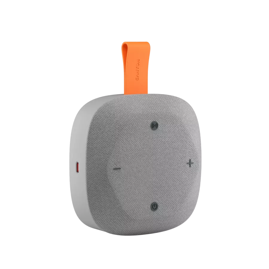 CANYON CNE-CBTSP10 Portable Speaker, Gray/Orange — Image №5