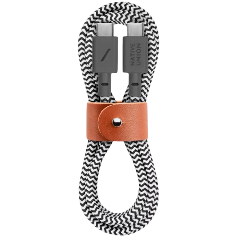 NATIVE UNION USB-C Cable, 1.2 m, Zebra — Image №1