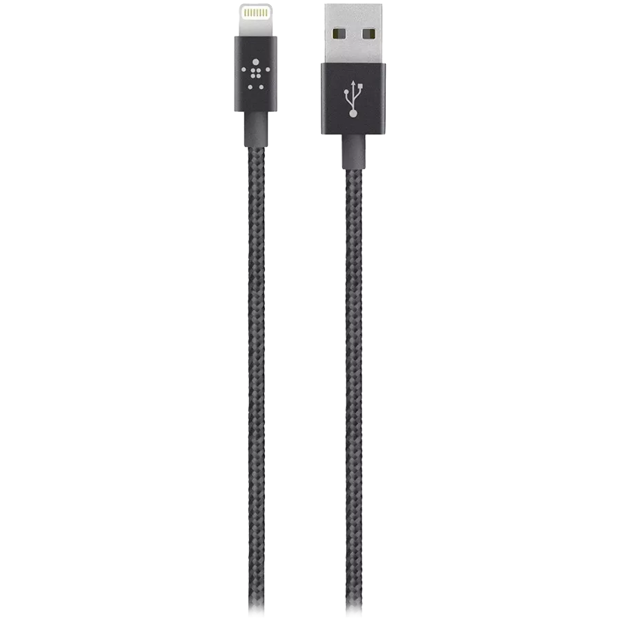 BELKIN Καλώδιο USB σε Lightning, 1.2 μετρητής, Μαύρος — Εικών №1