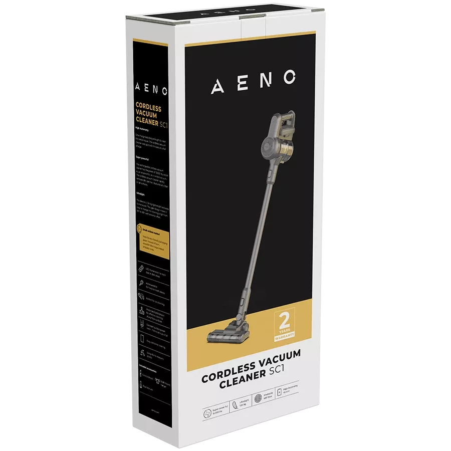 AENO SC1 Ασύρματη ηλεκτρική σκούπα Γκρί — Εικών №5
