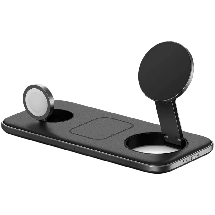 SATECHI Wireless Charger, 15 W, Black — Image №1