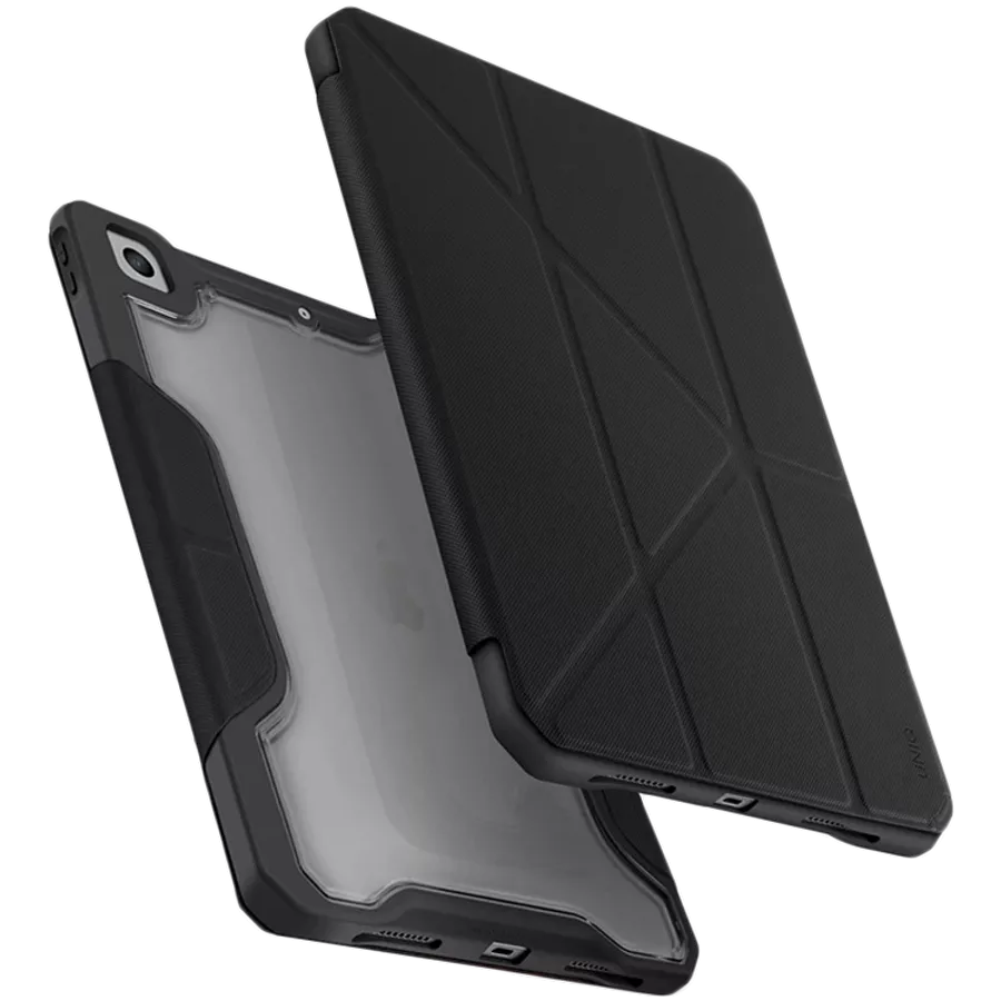 UNIQ Қорғаныс корпусы Trexa  Қара for iPad (7-ші and 8-ші ұрпақ)/(9-шы ұрпақ) — image №1