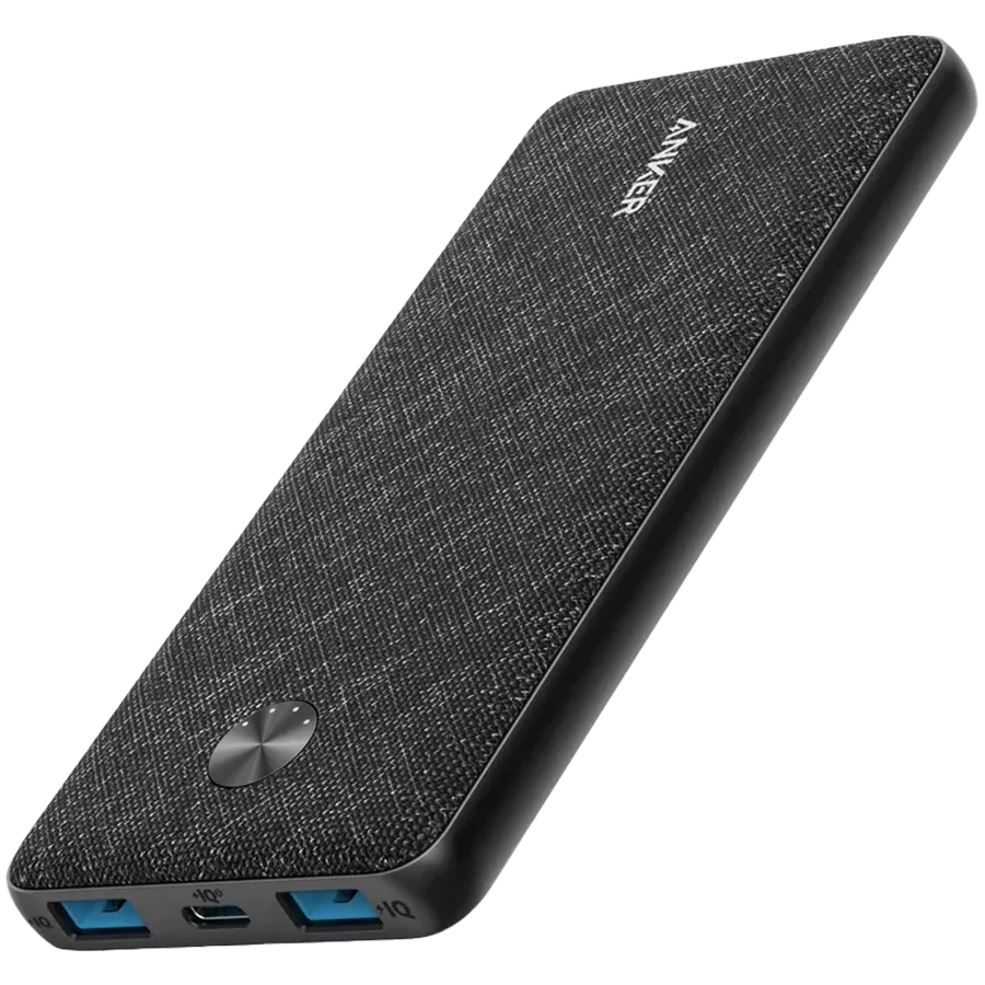 Power Bank ANKER, 10000 mAh, Black (A1248G11) — Image №1