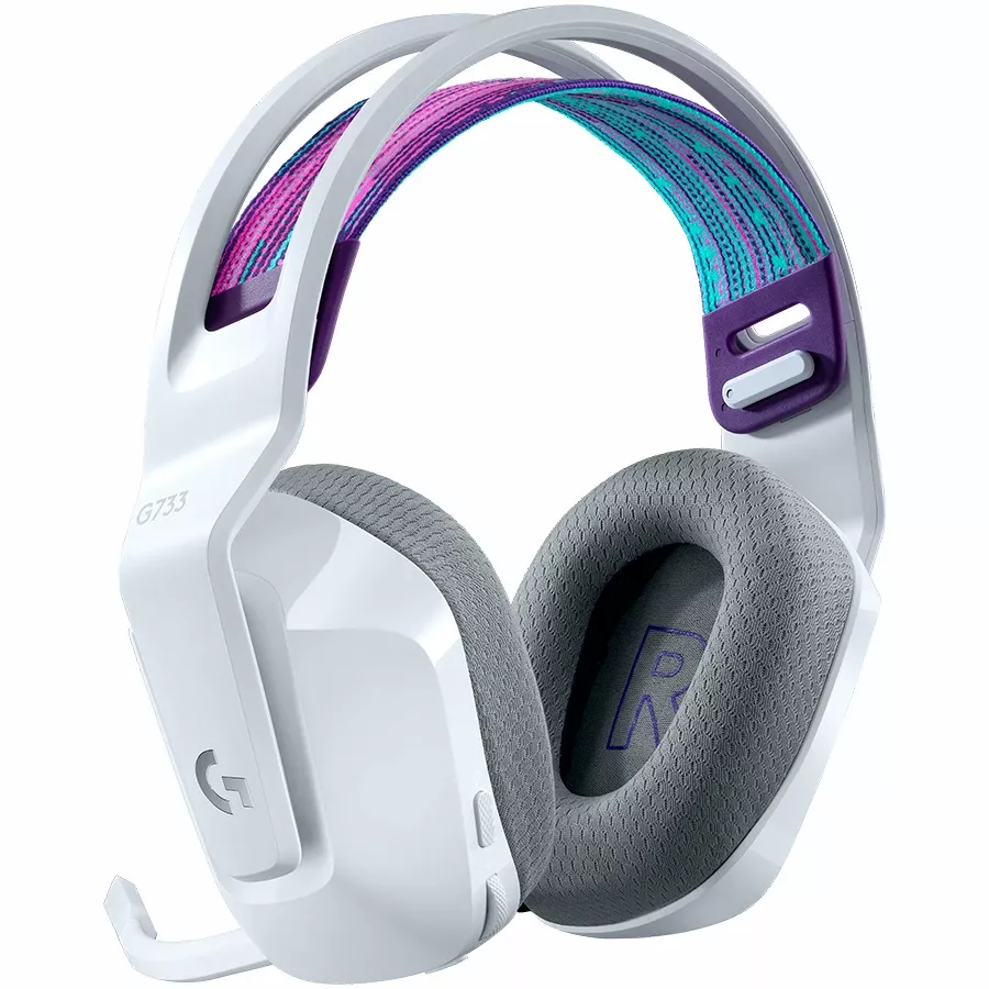 Wireless Headset LOGITECH G733 White — სურათი №2