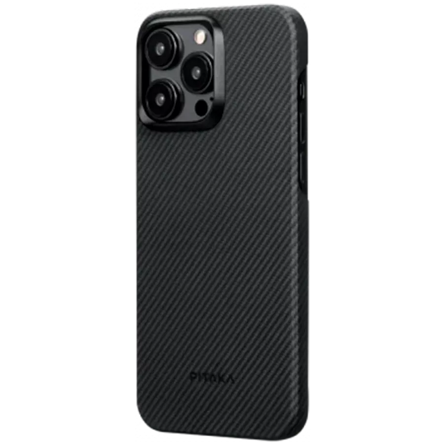 Чехол PITAKA MagEZ с MagSafe для iPhone 15 Pro Max, Чёрный/Серый — image №2