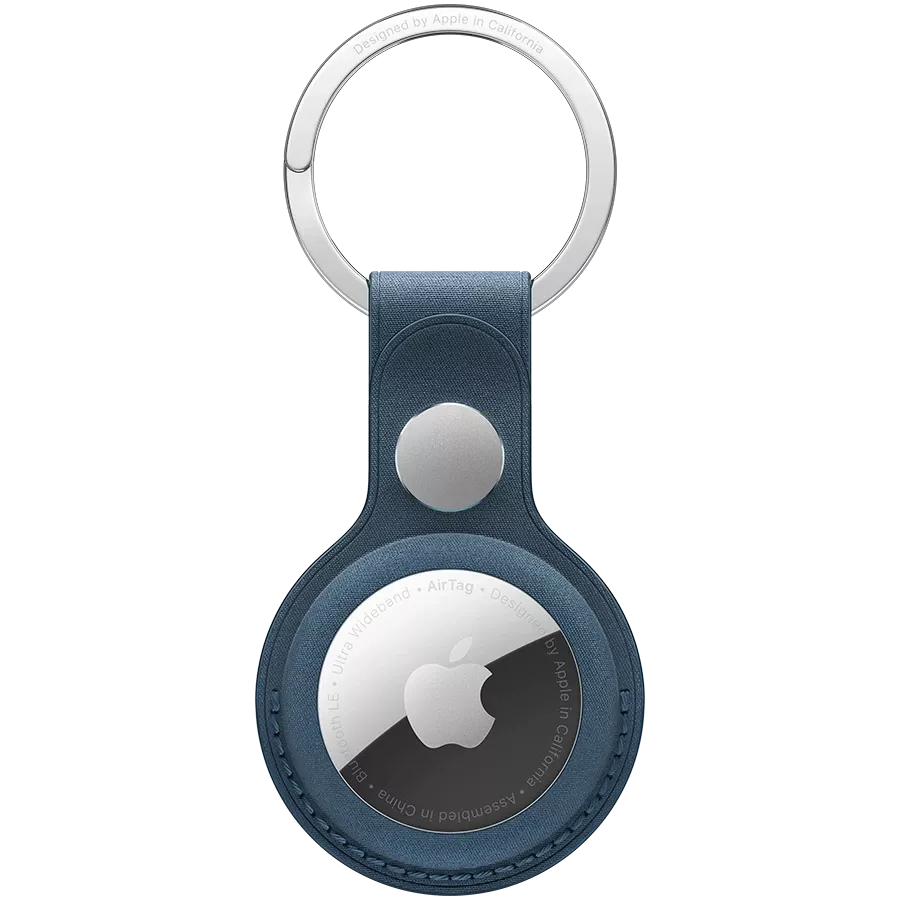 Брелок-петля APPLE FineWoven для AirTag, Pacific Blue — image №1