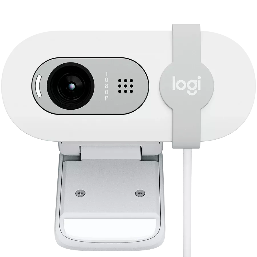 Веб-камера LOGITECH Brio 100 Full HD Webcam - OFF-WHITE - USB - EMEA28-935 (L960-001617) — Зображення №1