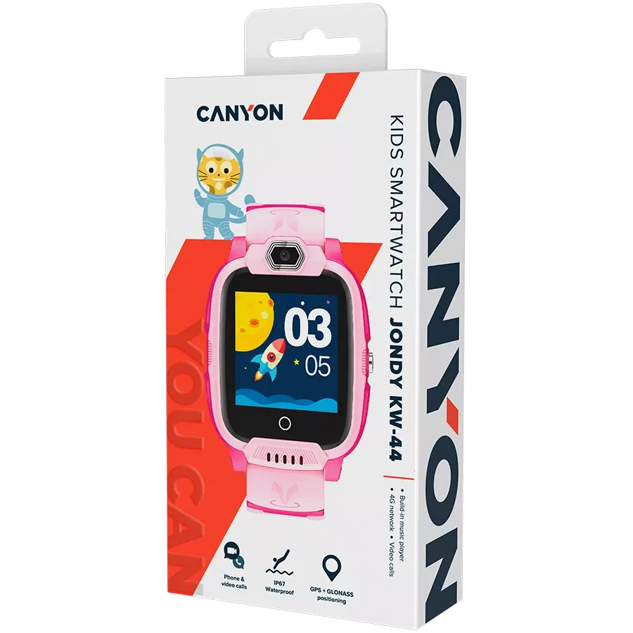 CANYON Jondy KW-44 (1.44", 240x240, 192 MB) Розовый — Изображение №4