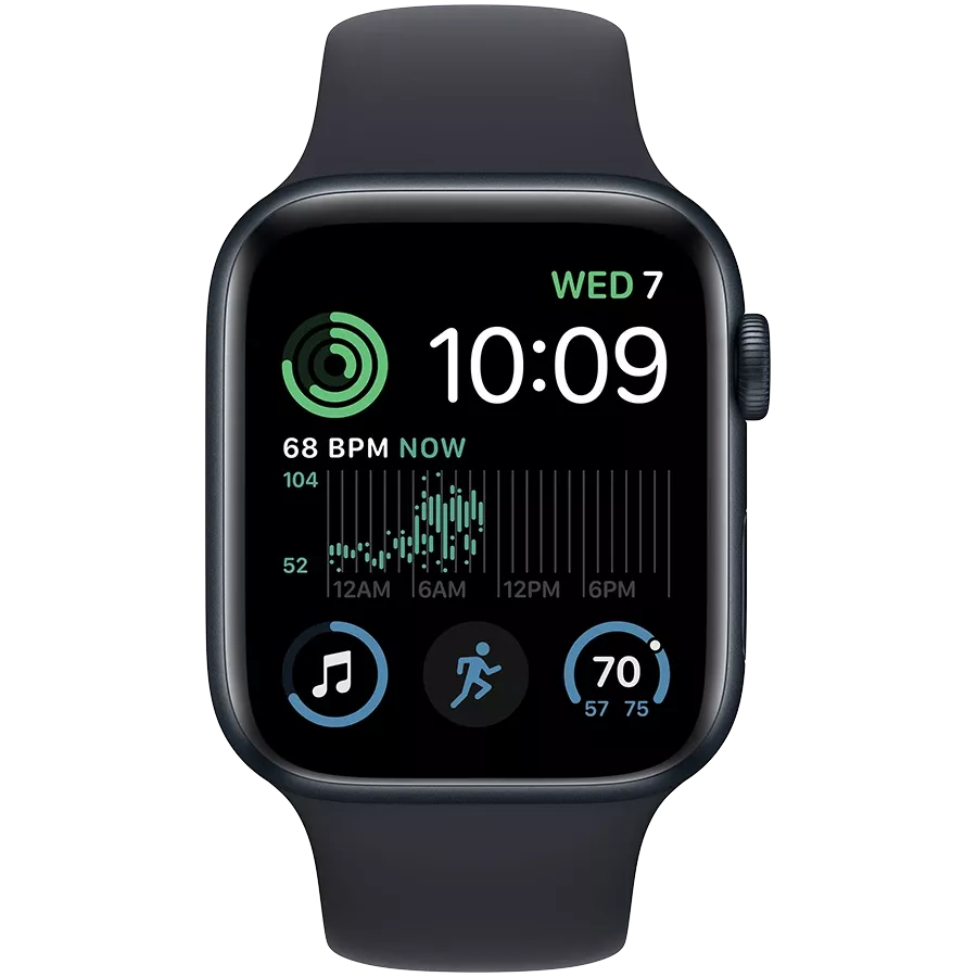 Apple Watch SE GPS Gen.2 , 44мм, Тёмная ночь — Изображение №2