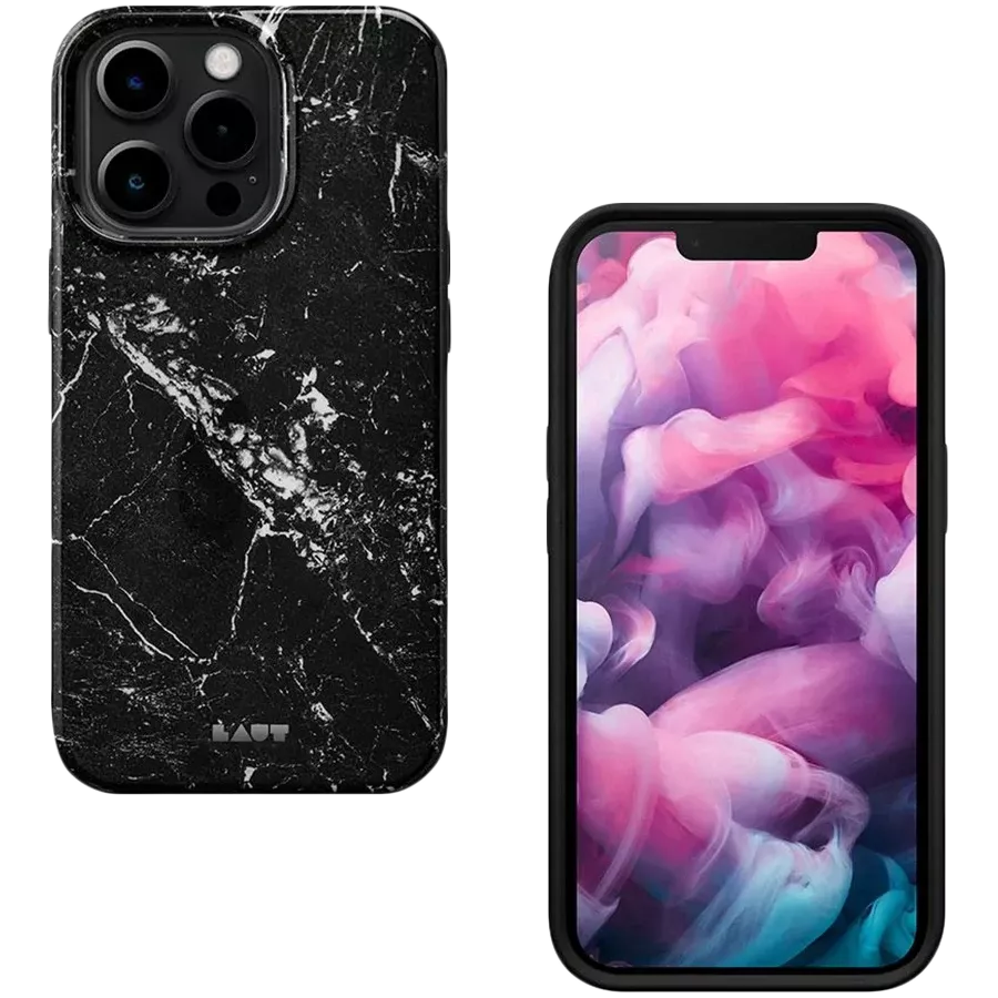 LAUT Protective Case Huex Elements Marble , Black for iPhone 13 Pro Max — Image №2