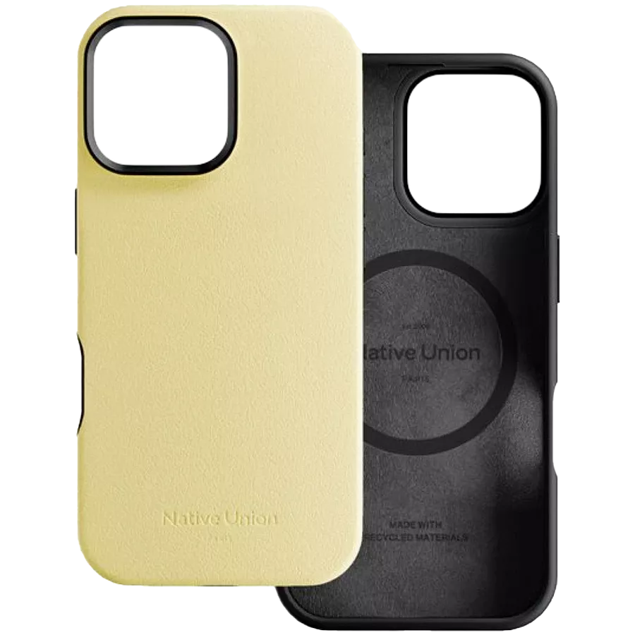 NATIVE UNION Case Active with MagSafe, Lemon for iPhone 16 Pro Max — Image №1