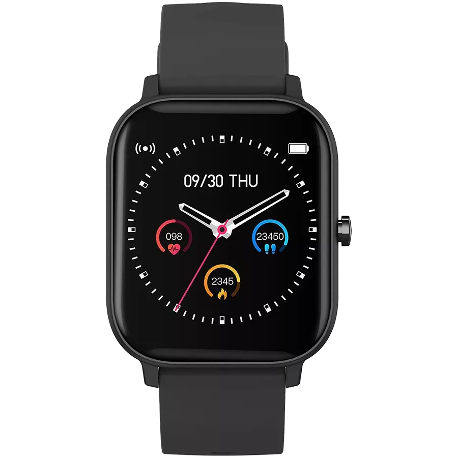 CANYON Wildberry SW-74 Smart Watch, 42mm, Black — Image №2