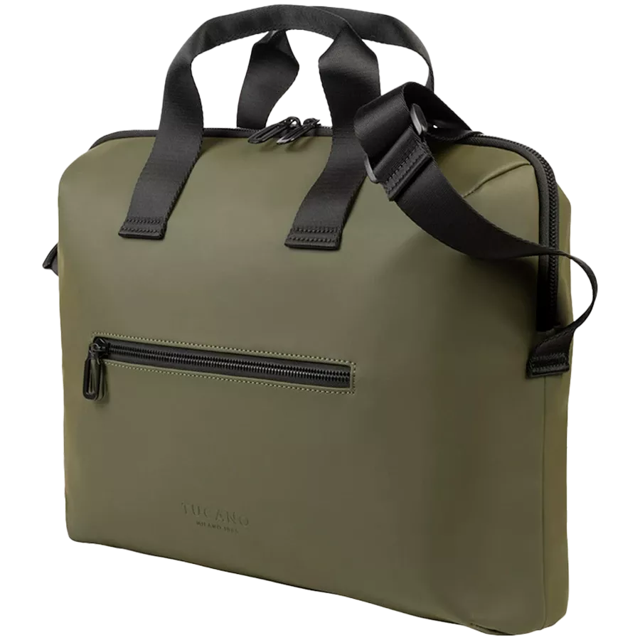 Сумка TUCANO GOMMO  Военный зеленая для MacBook Pro 16/Ноутбук до 15.6" — Изображение №2