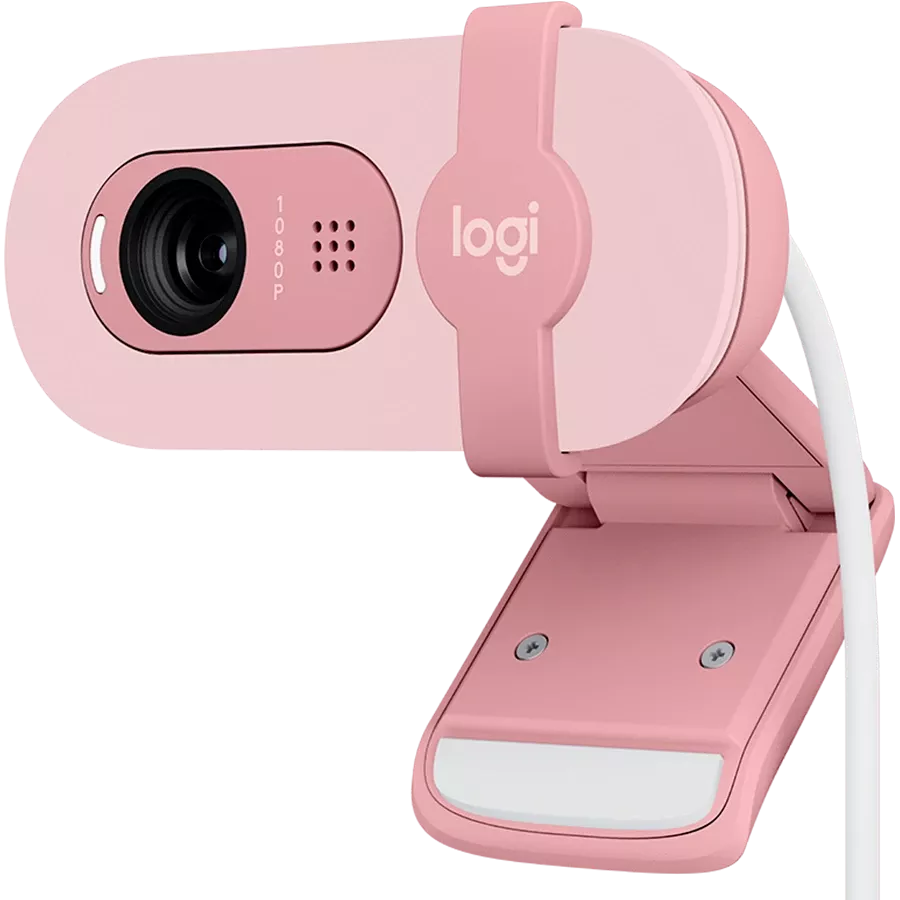 Вебкамера LOGITECH Brio 100 Full HD Webcam - ROSE - USB - EMEA28-935 (L960-001623) — Зображення №2