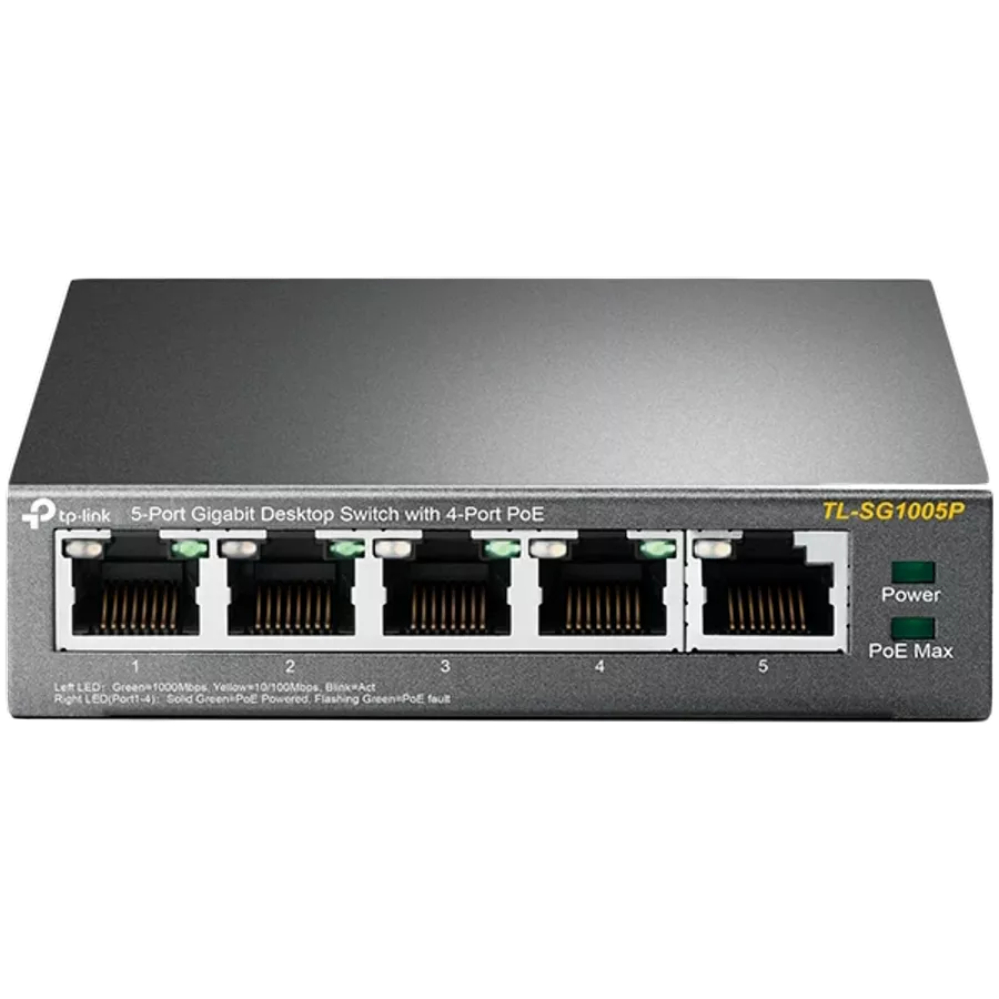 TP-LINK Сетевой коммутатор TL-SG1005P — Изображение №1