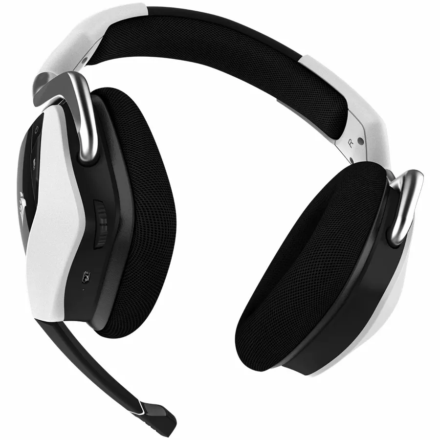Беспроводные наушники CORSAIR GAMING VOID RGB ELITE, Чёрный/Белый — Изображение №4