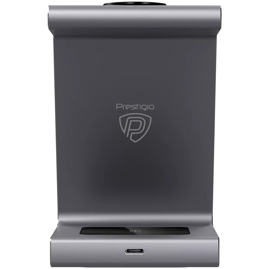 PRESTIGIO ReVolt A9 Wireless Charger, 10 W, Gray — Image №6