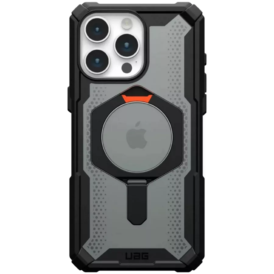 Чехол UAG с MagSafe для iPhone 16 Pro, Чёрный/Оранжевый — image №1