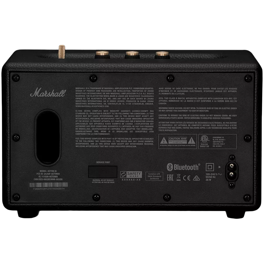 Портативная колонка MARSHALL Acton III Bluetooth Чёрный — Изображение №3