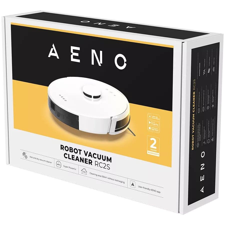 AENO RC2S Robotic Vacuum Cleaner White — Image №11