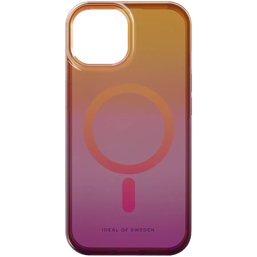 Case IDEAL OF SWEDEN Clear MagSafe with MagSafe Vibrant Ombre for iPhone 15 — Image №1