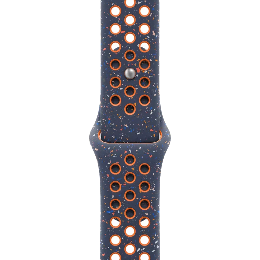 Ремінець APPLE 40mm Nike Sport Band - S/M & M/L Nike Sport Band Blue Flame за Apple Watch 40 mm — Зображення №1