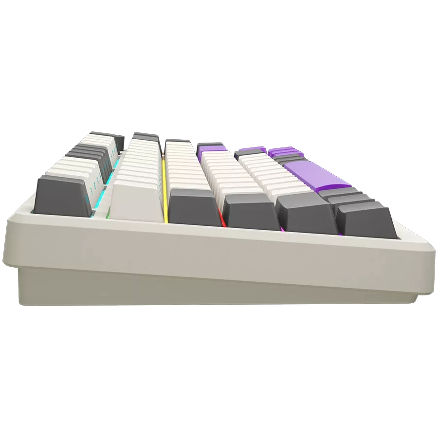 LORGAR KBP7075W Gaming Keyboard, Wireless, Beige, EN — Image №4