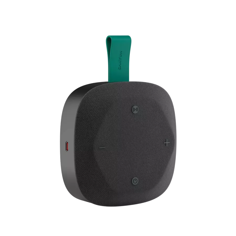 CANYON CNE-CBTSP10 Portable Speaker, Black/Green — Image №2