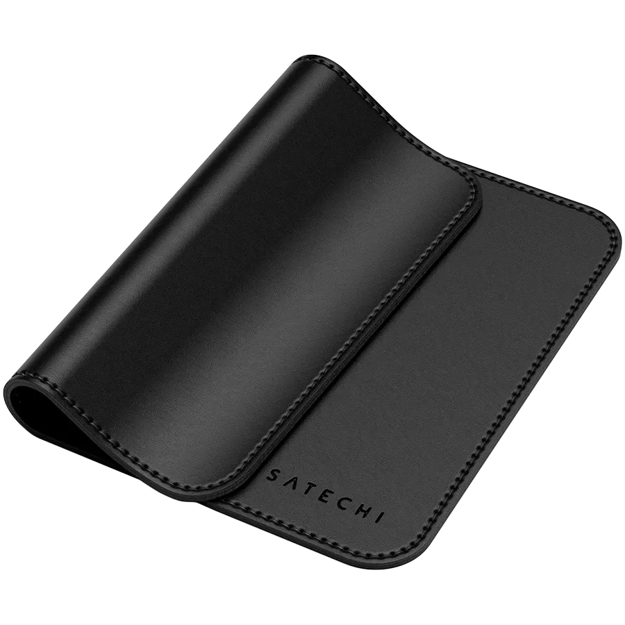 SATECHI , ΜαύροςEco Leather Mouse Pad — Εικών №2