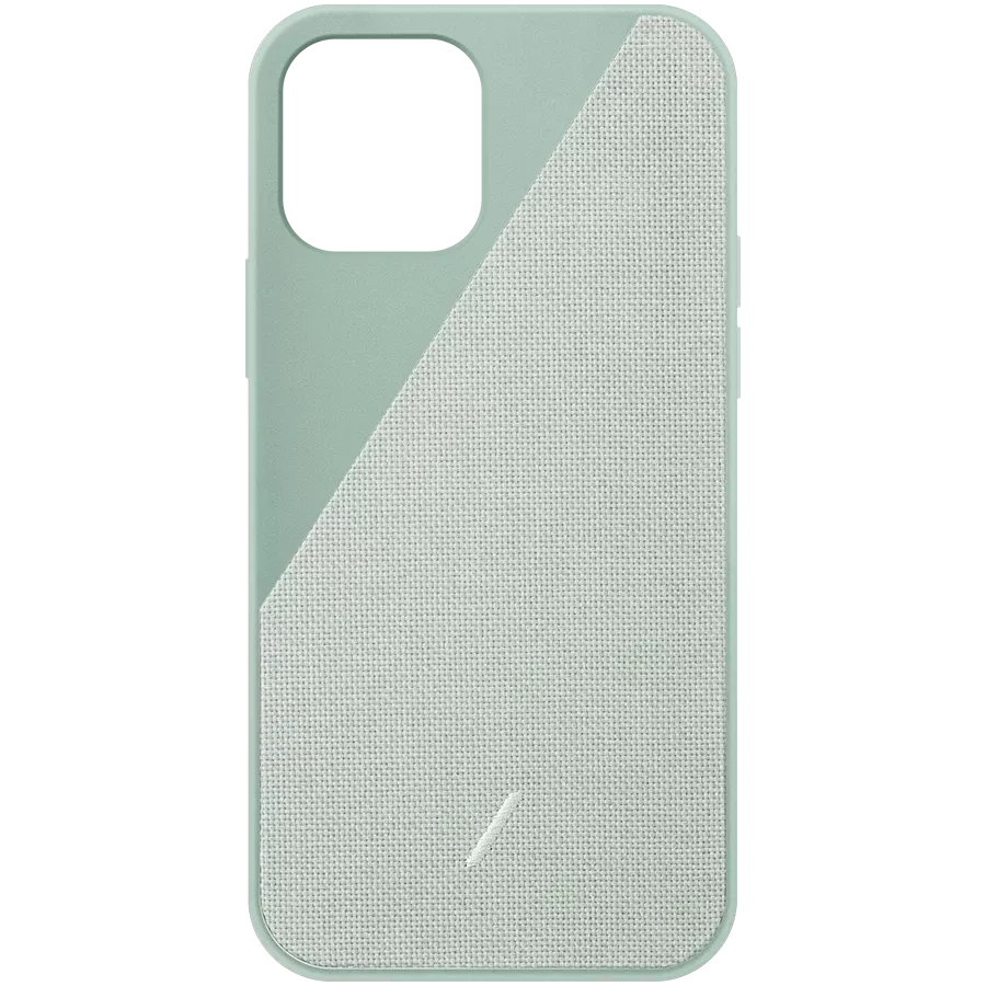 NATIVE UNION Чехол CLIC CANVAS  Зеленый для iPhone 12 mini — image №1