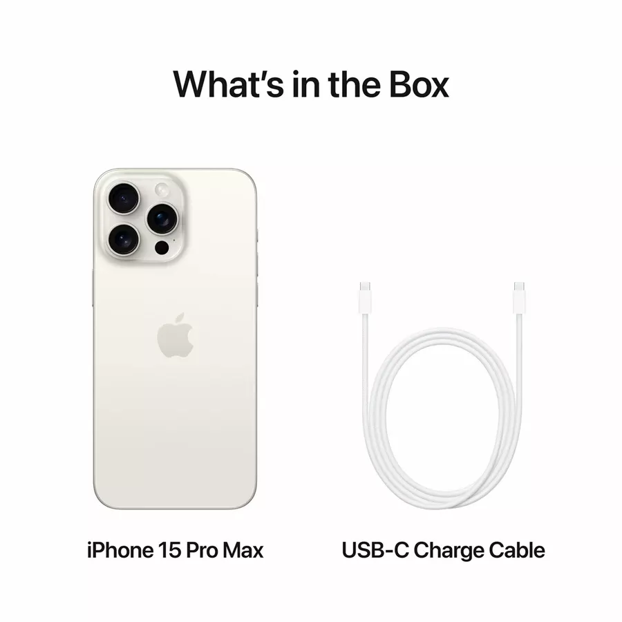 iPhone 15 Pro Max, 256 GB, White Titanium — Image №8