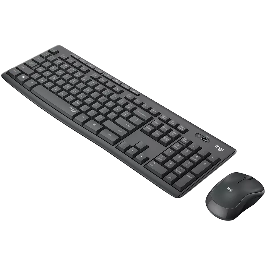 LOGITECH MK295 Silent Πληκτρολόγιο, Ασύρματο, Γραφίτης, Διεθνή Αγγλικά — Εικών №4
