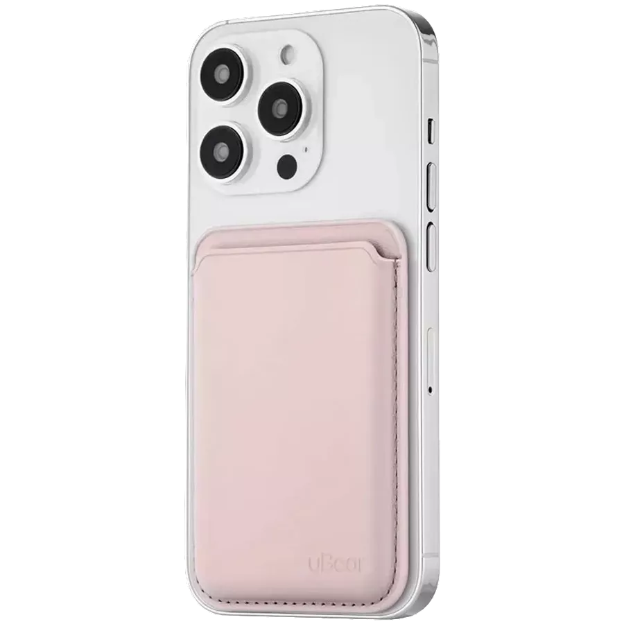 UBEAR Карман SHELL  Розовый для iPhone — image №1