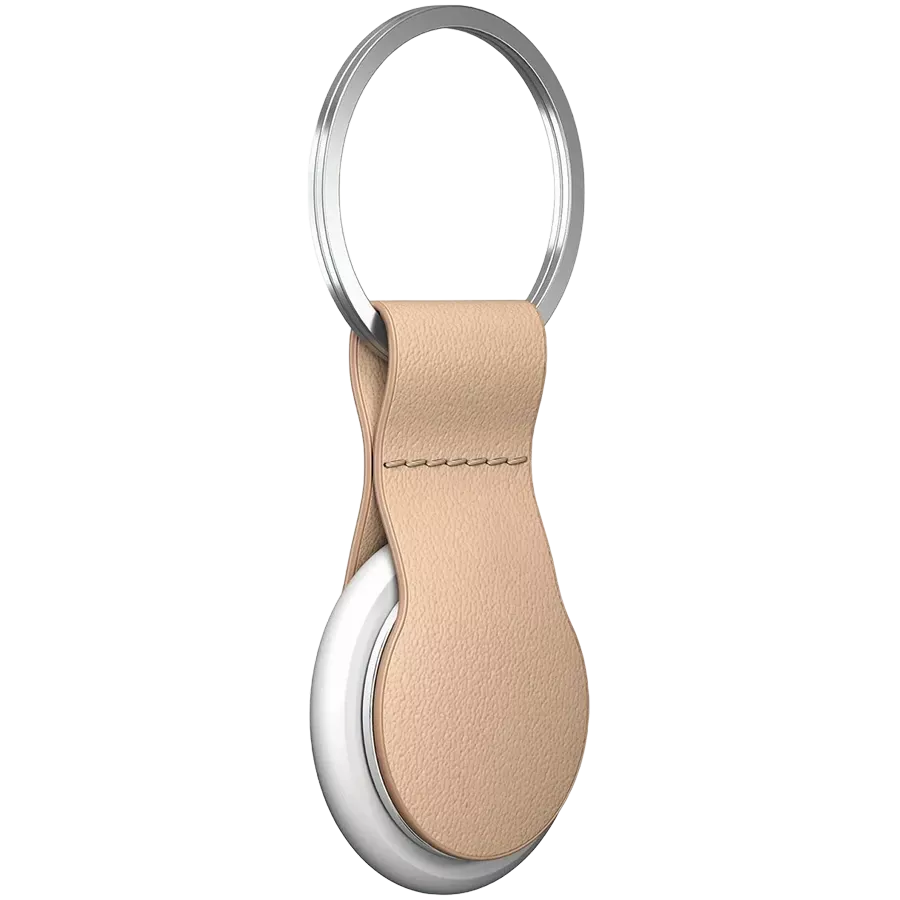 NOMAD Чехол Leather Loop, Natural для AirTag — Изображение №2