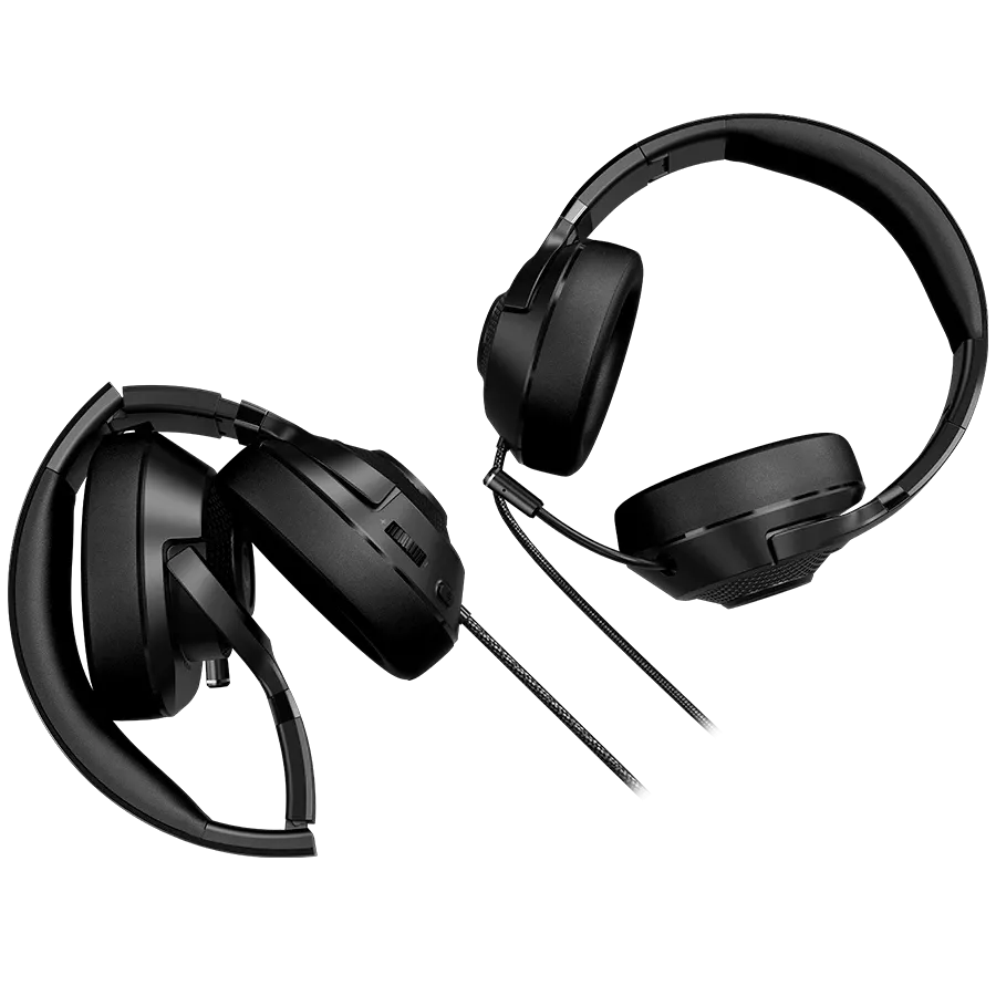 Headset LORGAR Noah 101 with Microphone, Black — Image №6