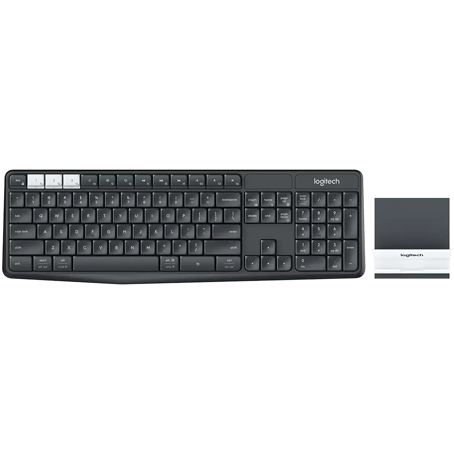 Беспроводная клавиатура с подставкой в комплекте K375s MULTI-DEVICE — Изображение №1