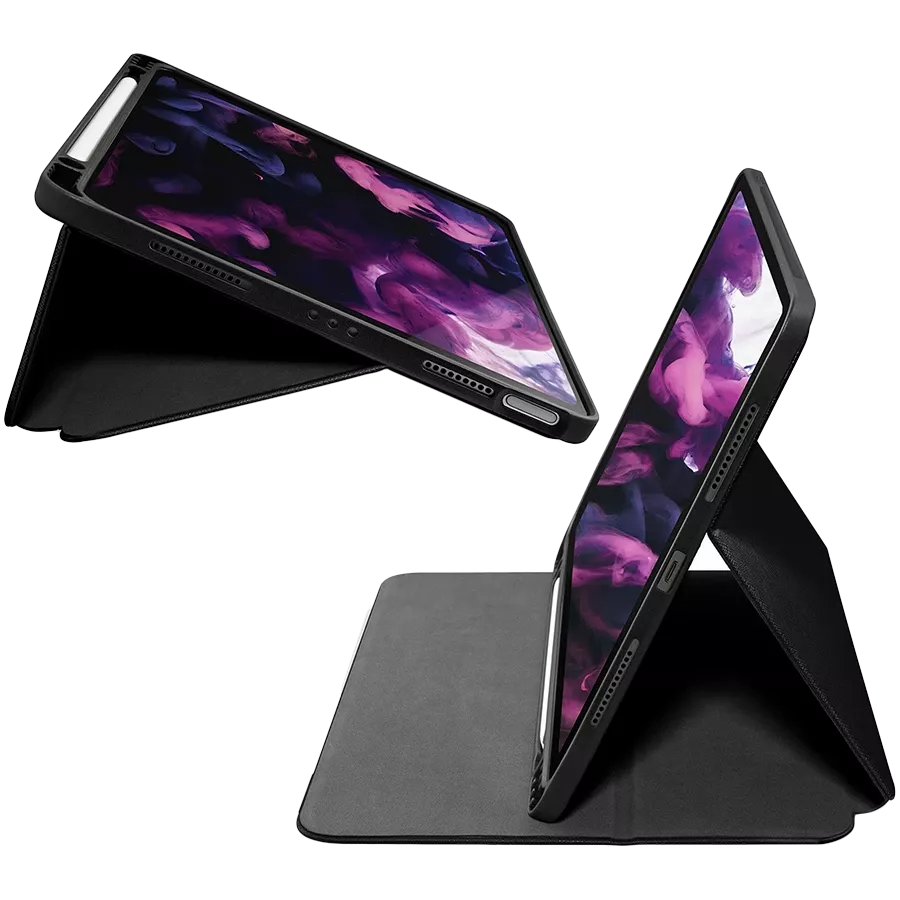 Обложка Smart Folio LAUT PRESTIGE Folio  Чёрная для iPad Pro 12,9 дюйма (3-го, 4-го и 5-го поколения) — Изображение №4