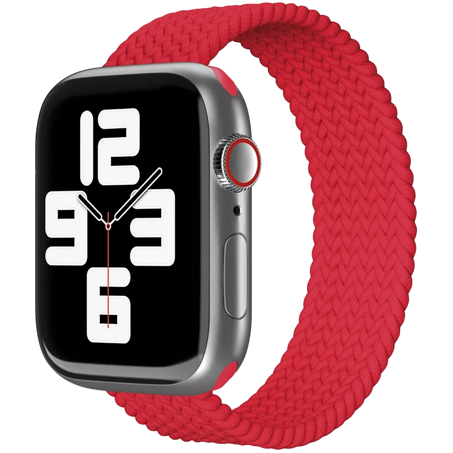 Curea VLP Woven din nailon, 42/44/45 mm, Red — image №1