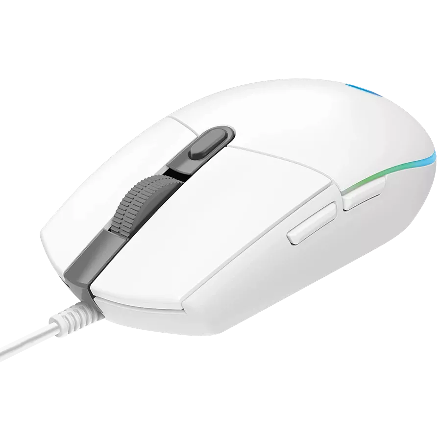 LOGITECH G102 LIGHTSYNC Ποντίκι παιχνιδιού, Ενσύρματο, Λευκό — Image №3