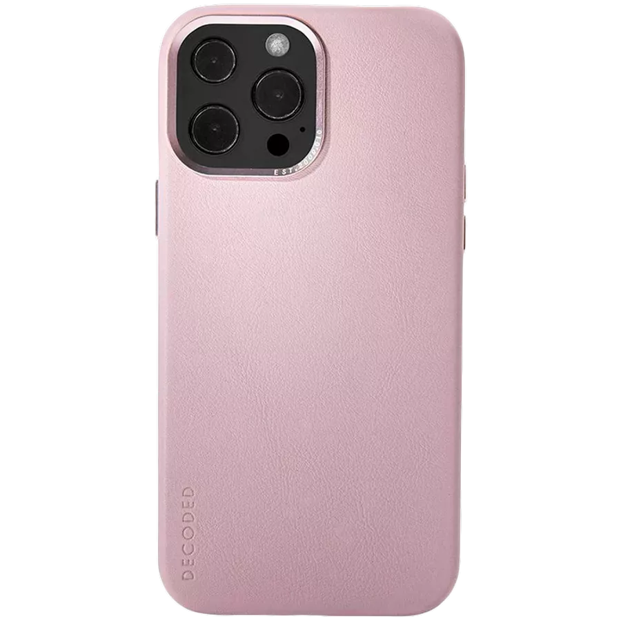 DECODED Θήκη Leather Case με MagSafe, Powder Pink for iPhone 13 Pro — Εικών №1