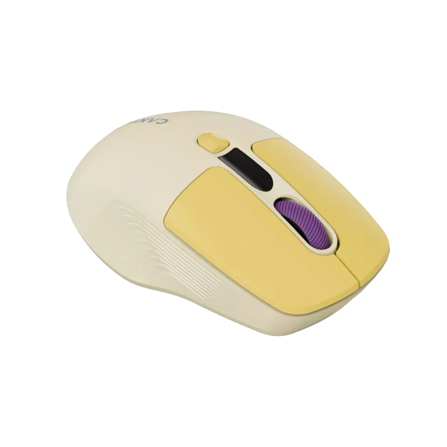CANYON Mouse MW-26, Wireless, Yellow — Image №9