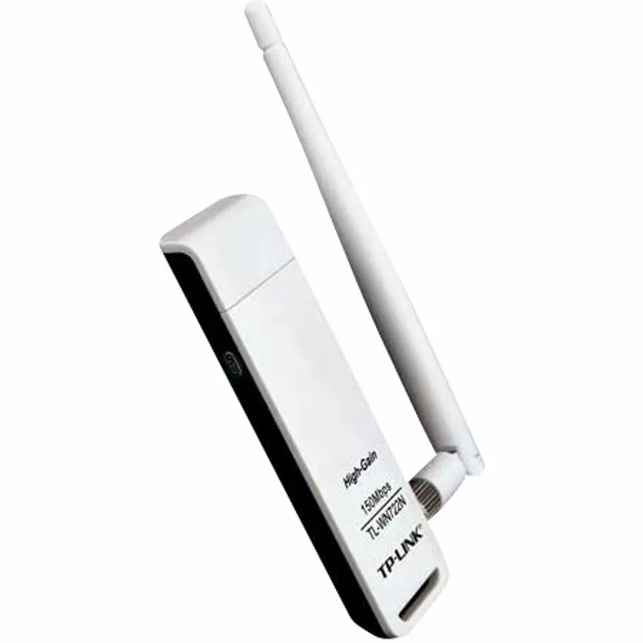 TP-LINK 150Mbps High Gain Wireless N USB Adapter, Atheros, 1T1R, 2.4GHz, 802.11n/g/b, 1 detachable antenna — Изображение №1 TP-LINK 150Mbps High Gain Wireless N USB Adapter, Atheros, 1T1R, 2.4GHz, 802.11n/g/b, 1 detachable antenna — Изображение №1