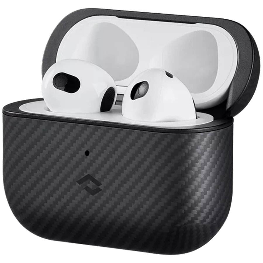 Захисний чохол PITAKA MagEZ with MagSafe Чорний для AirPods (Gen3) — Зображення №3