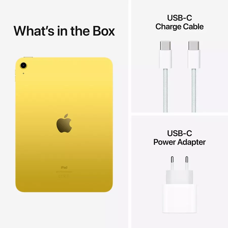 iPad 10.9 10 Gen, 64 GB Wi-Fi 2022, Yellow — Image №8